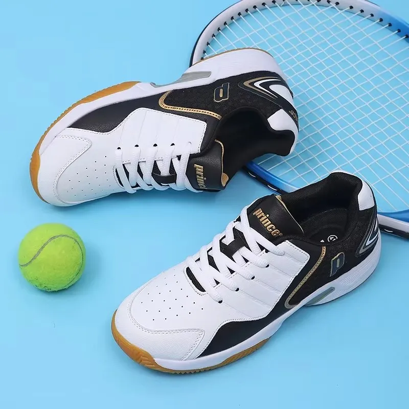 Badminton Shoes Men - Chaussures de badminton professionnelles en cuir