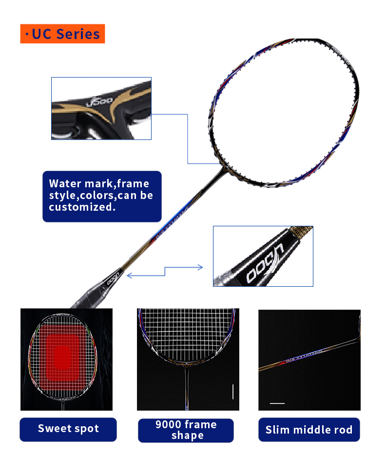 Raquette de badminton en graph - Sports Grip avis et prix