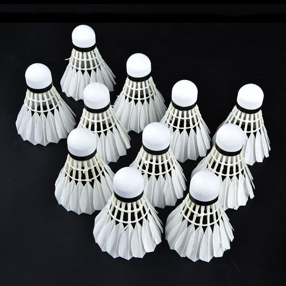Volant de Badminton blanc, bal - Feather Shuttlecock avis et prix