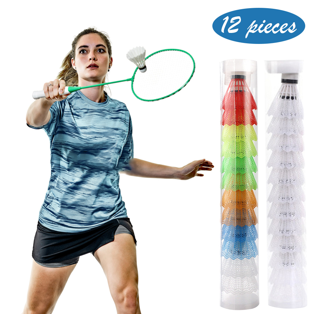 12 volants de badminton en pla - Feather Shuttlecock avis et prix